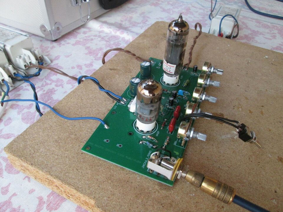 Placa electronica para fabricar amplificador guitarra a valvulas