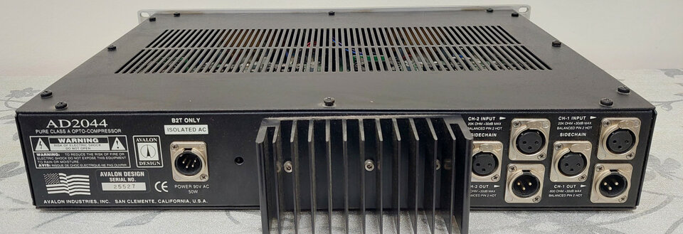 Compresor Avalon AD2044 optocompressor ST