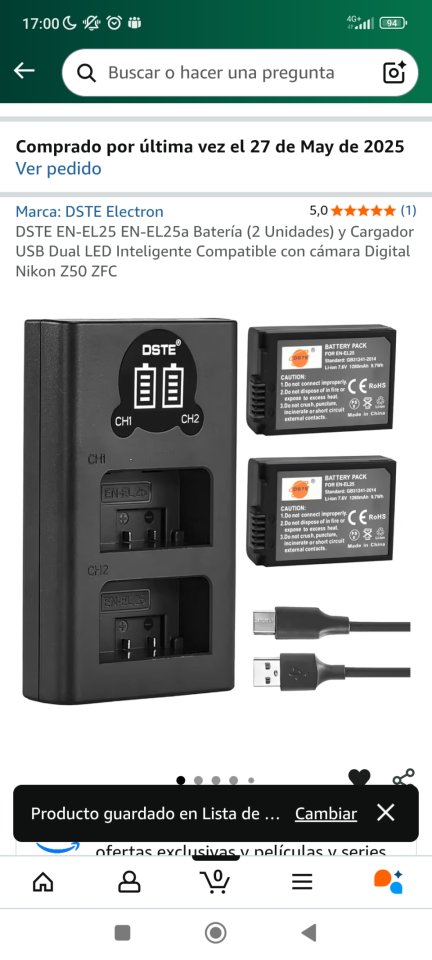 Cámara Nikon Z30 + Lente 16-50mm + Gran Angular