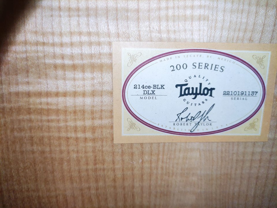 Taylor 214 ce BLK DLX