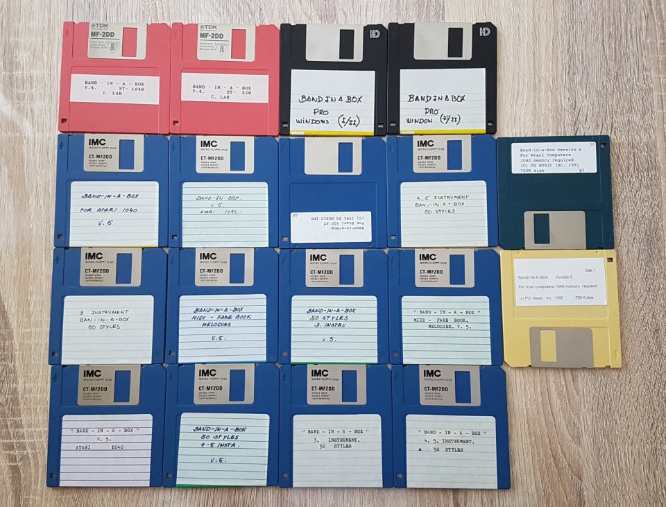 Disquetes Band in a Box