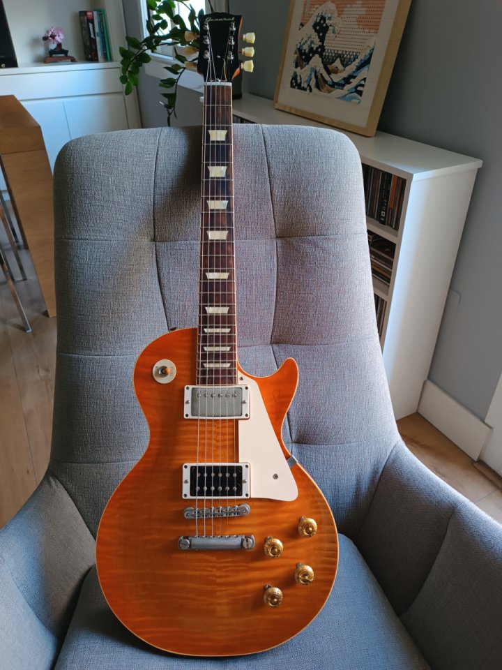 Réplica Les Paul 59 de GVT de segunda mano · Foto 3 de 10 · Madrid · 2700 €