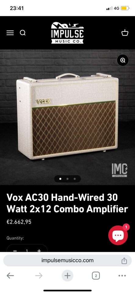 VOX AC-30 Handwired