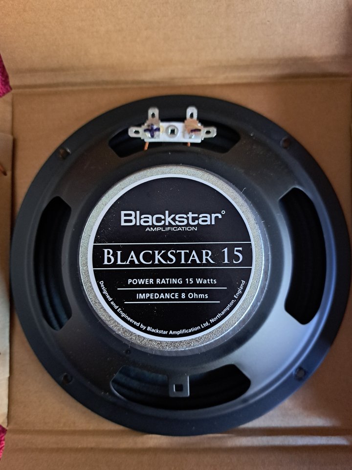 Altavoz Blackstar a estrenar.