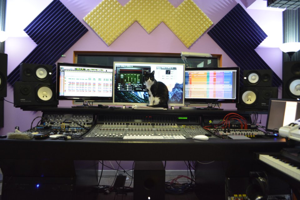 Estudio de grabación económico.