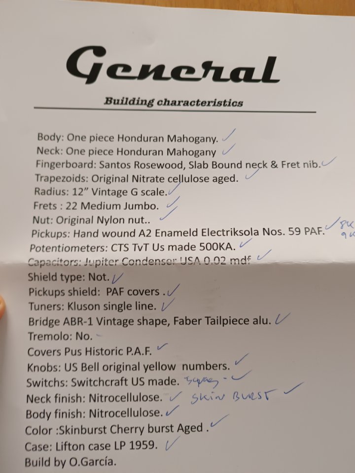 Réplica Les Paul 59 de GVT de segunda mano · Foto 9 de 10 · Madrid · 2700 €