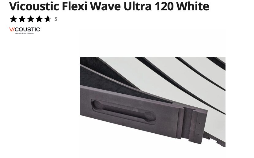 Vicoustic Flexi Wave Ultra 120 White
