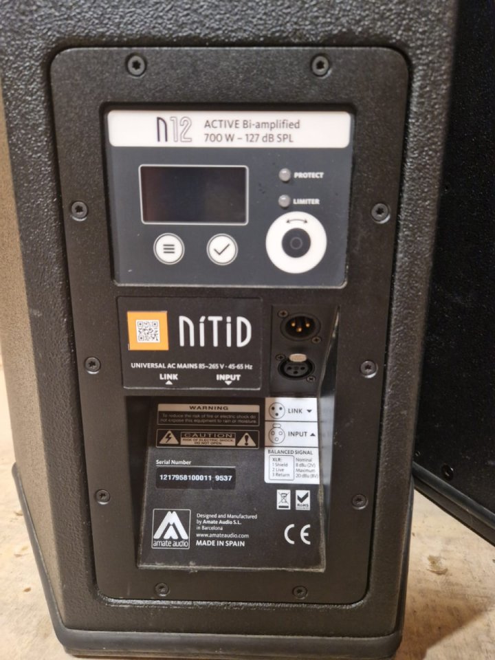 Altavoces Nítid N12 Amate Audio