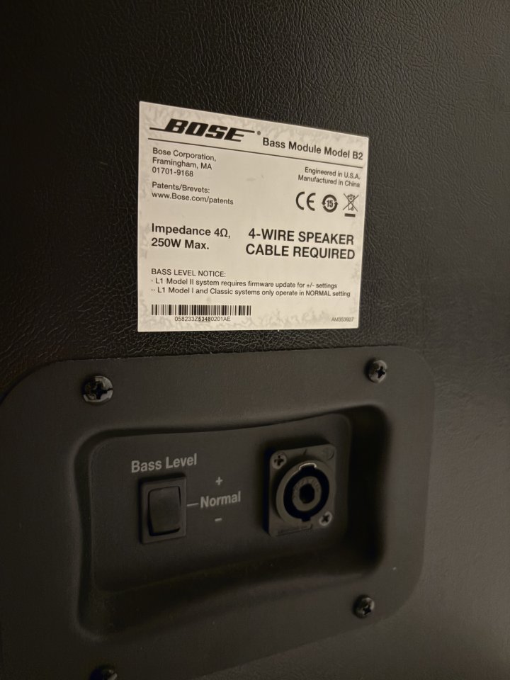 Bose L1 Model 2 + Soundcraft UI12