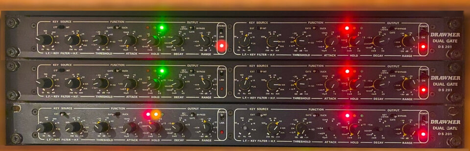 DRAWMER NOISE GATES DS-201 (Pack 6 Canales)