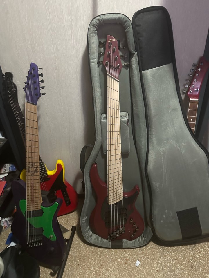 Bajo 6 cuerdas Dingwall NG3 Pegasus Red