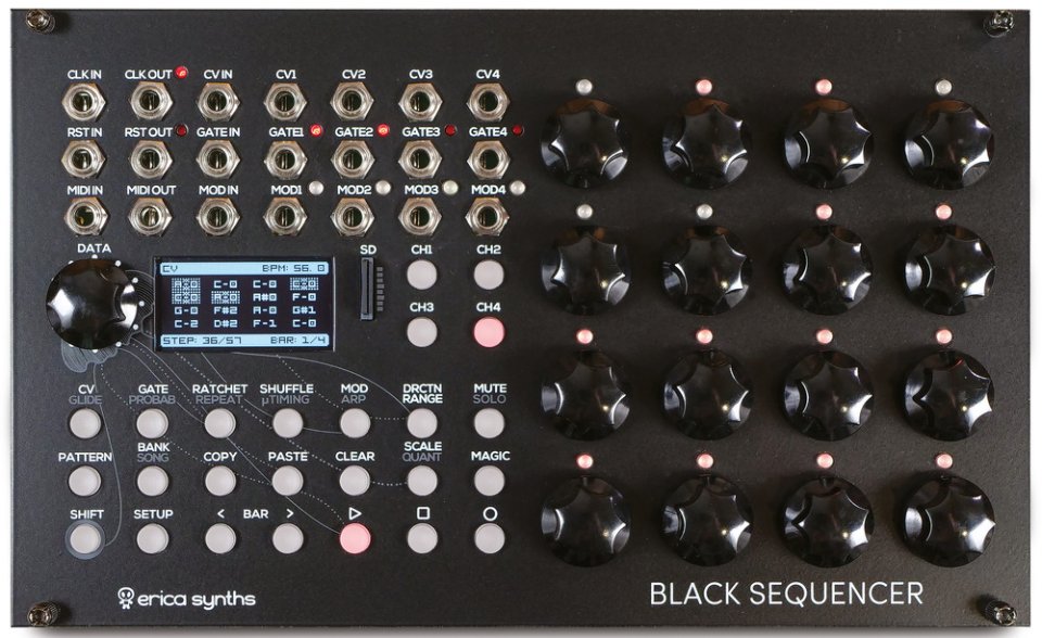 Erica synths black sequencer