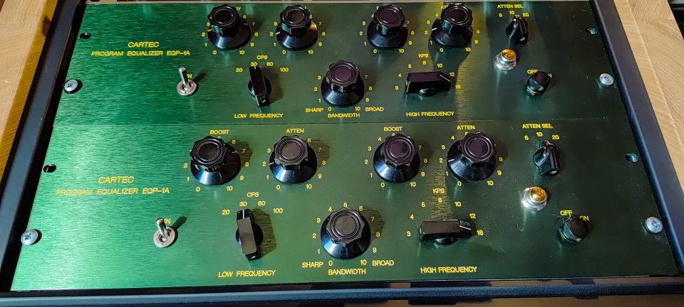 Pareja macheada de Cartec EQP1A. Números consecutivos! 0060/0061