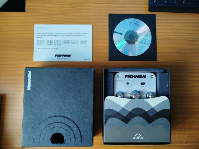 Pedal de guitarra acústica Fishman Aura Sixteen
