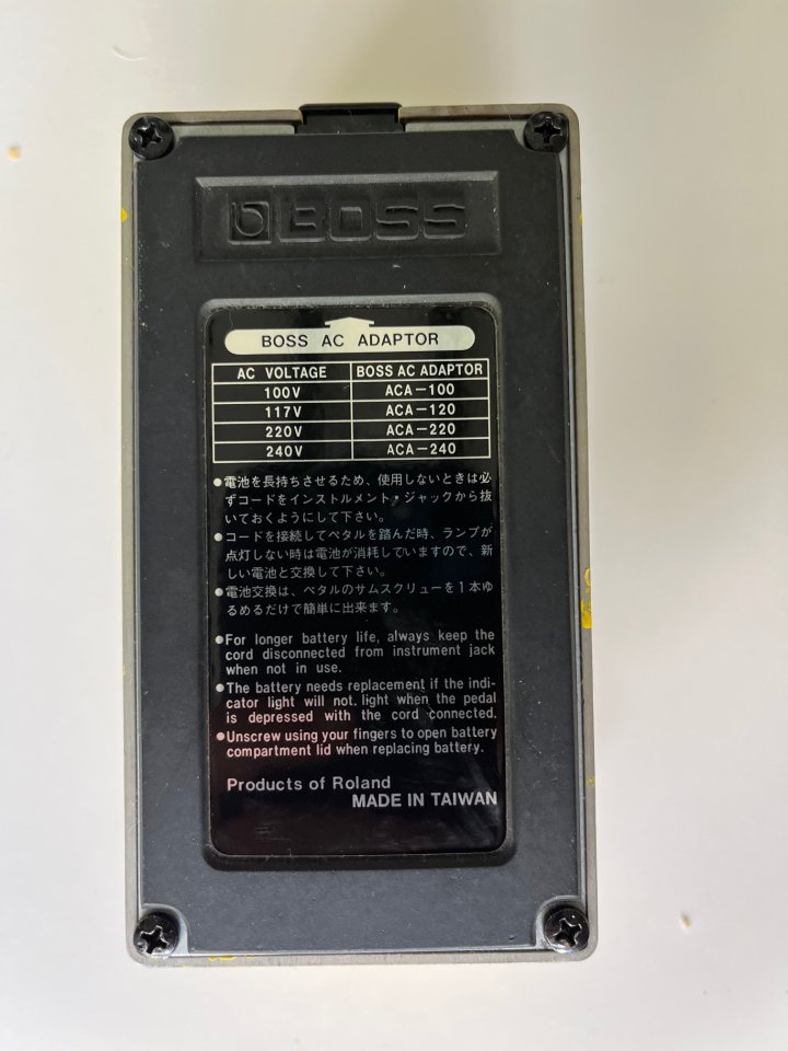 Boss OD-2 Turbo Overdrive (1989)