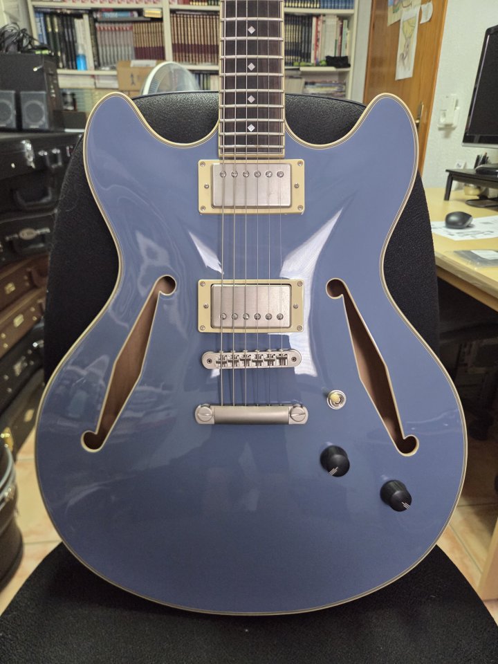 D'Angelico Excel DC Tour Slate Blue (IMPECABLE, como nueva) - Por Gibson SG de segunda mano · Foto 1 de 4 · Barcelona
