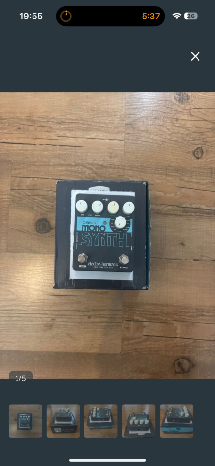 Electro-Harmonix Bass Mono Synth Pedal