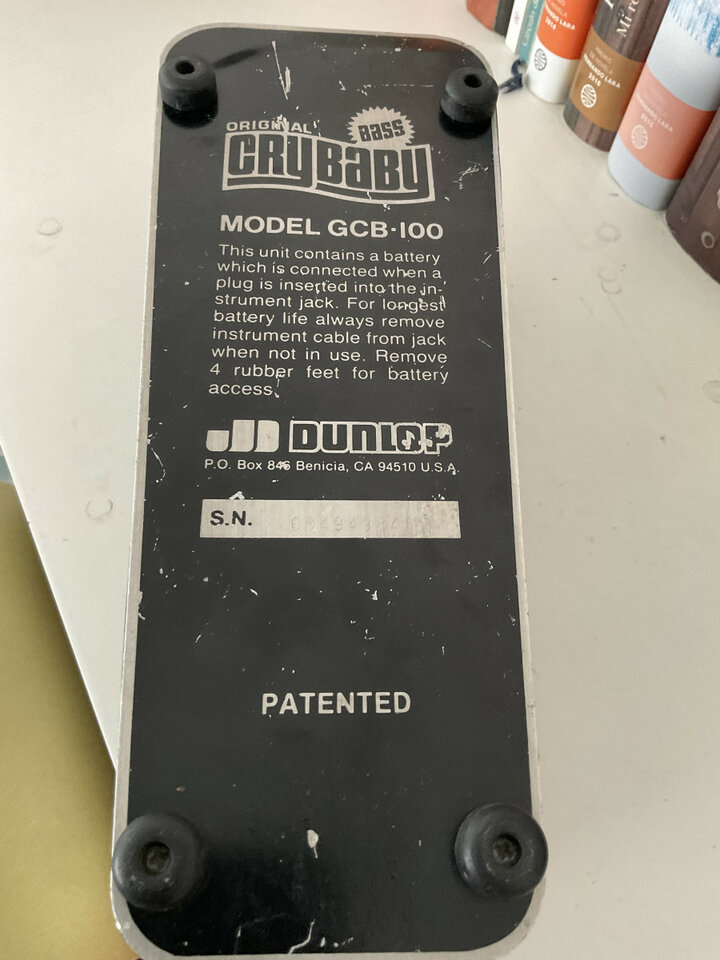 Reservado ****Dunlop Crybaby - Bass Model Gcb-100