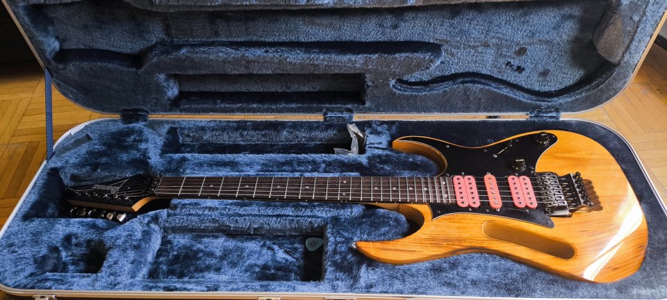 Ibanez JEM 7RB (Root Beer) 1988/1989 – 100% Original, Excelente estado + Documentación y Estuche de segunda mano · Foto 1 de 10 · Madrid · 4250 €