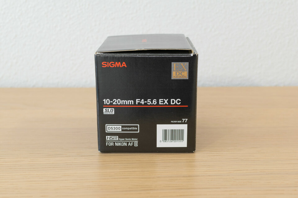 SIGMA 10-20mm F4-5.6 EX DC HSM