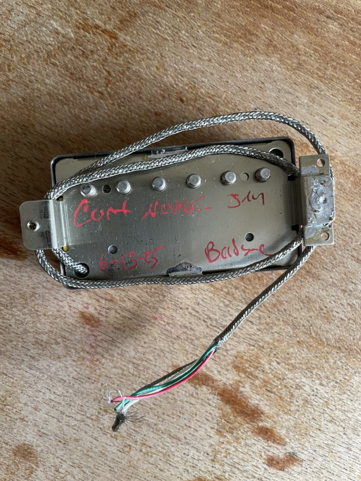 Pastilla puente humbucker Univox Phase 3 Curtis Novak