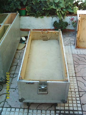 Vendo 2 Fundas Rígidas de aluminio para Bateria