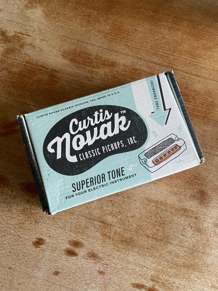 Pastilla puente humbucker Univox Phase 3 Curtis Novak