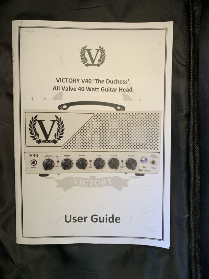 Victory Amplifiers V40 The Duchess Lunch Box