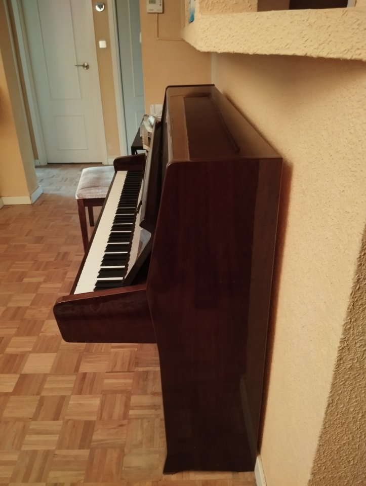 Piano Rosler, 113, nogal