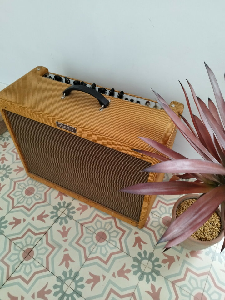 Fender Blues Deluxe Reissue con Cannabis Rex