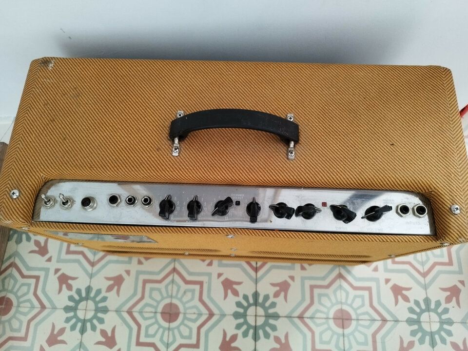 Fender Blues Deluxe Reissue con Cannabis Rex