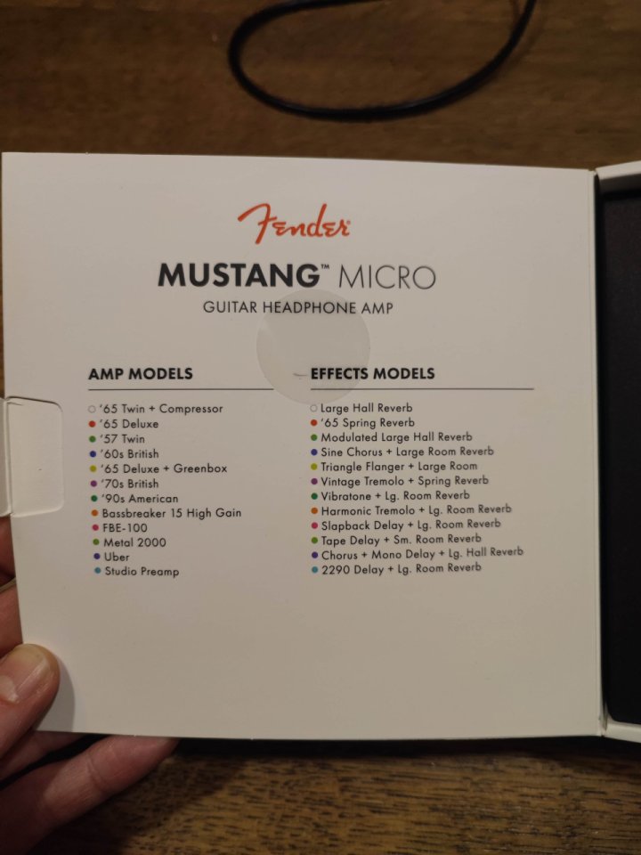 Fender Mustang Micro