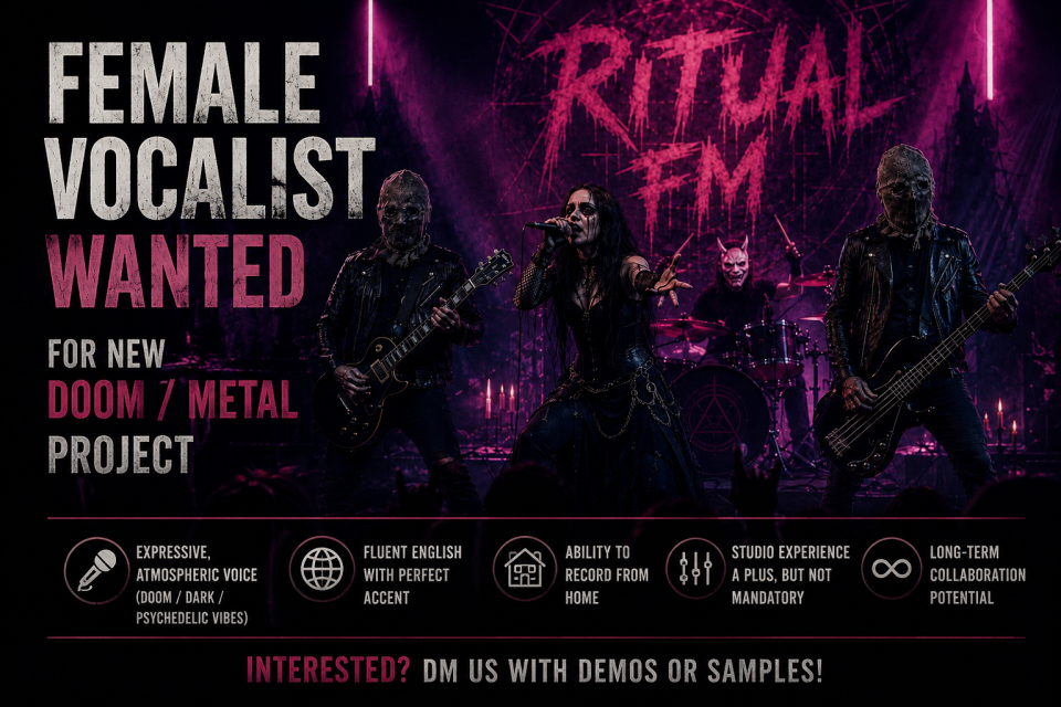 Barcelona-Based Doom Metal Project Looking for a Female Vocalist de segunda mano · Barcelona