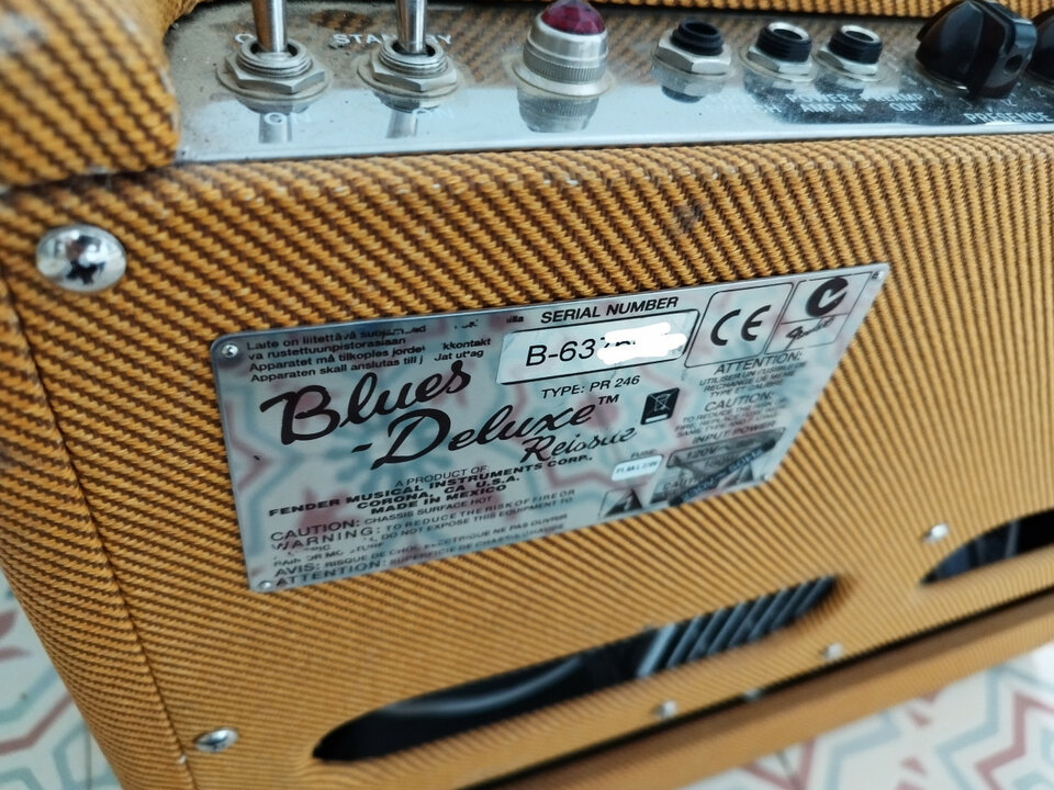 Fender Blues Deluxe Reissue con Cannabis Rex