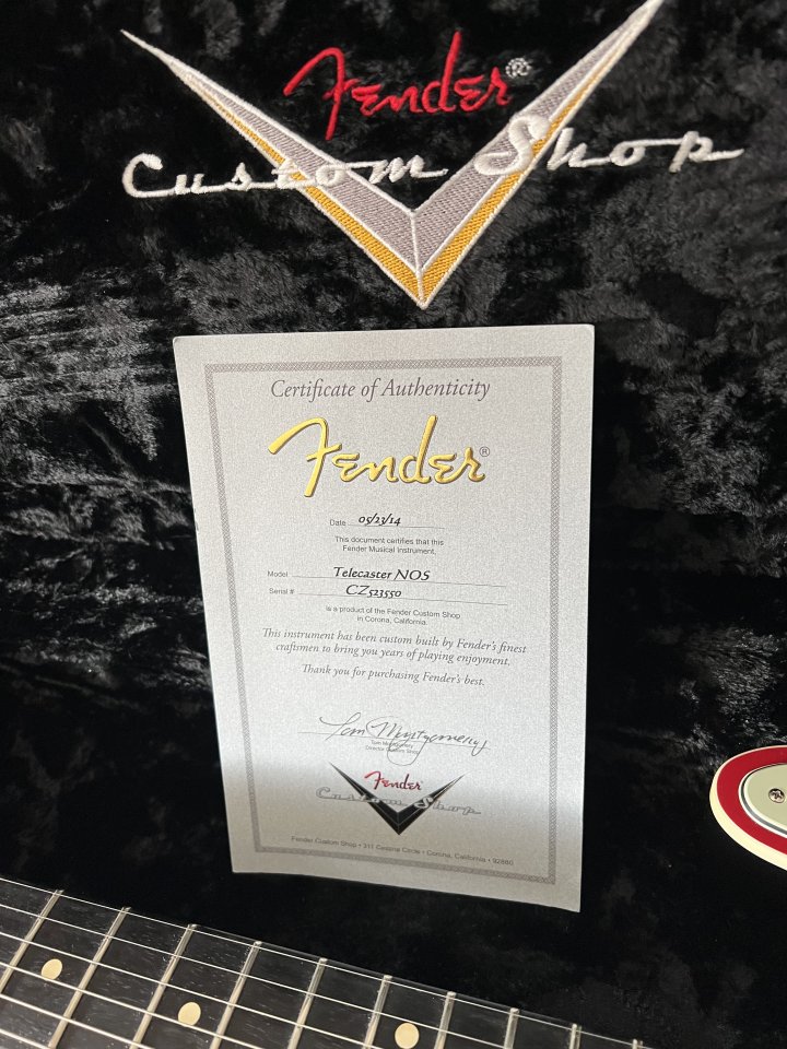 APARTADA  .Fender TV Jones Nos Telecaster Custom Shop