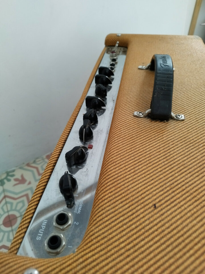 Fender Blues Deluxe Reissue con Cannabis Rex