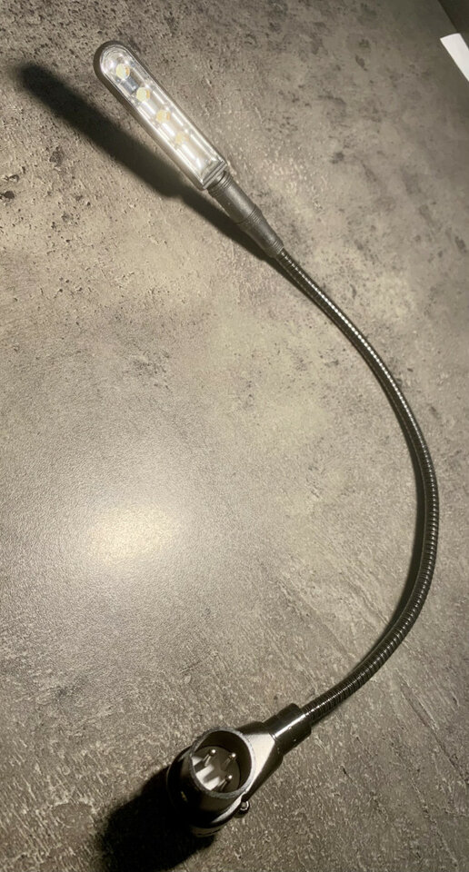 lampara flexible mesa mezclas