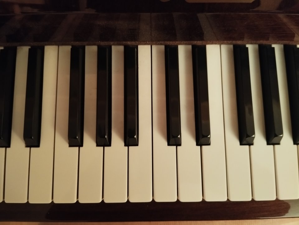 Piano Rosler, 113, nogal