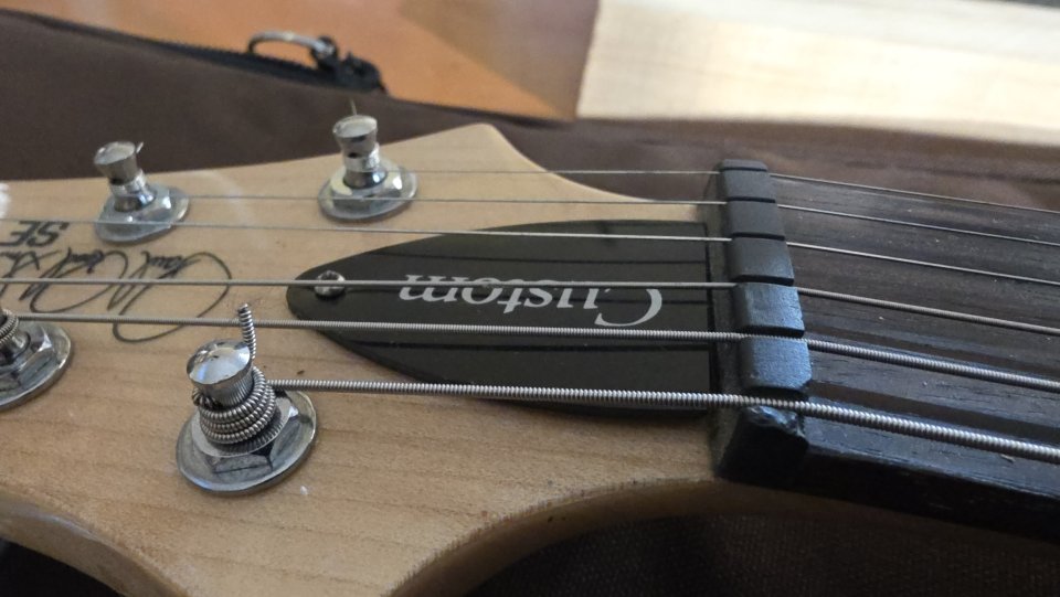 PRS SE custom 24 modificada con estuche gator y funda prs