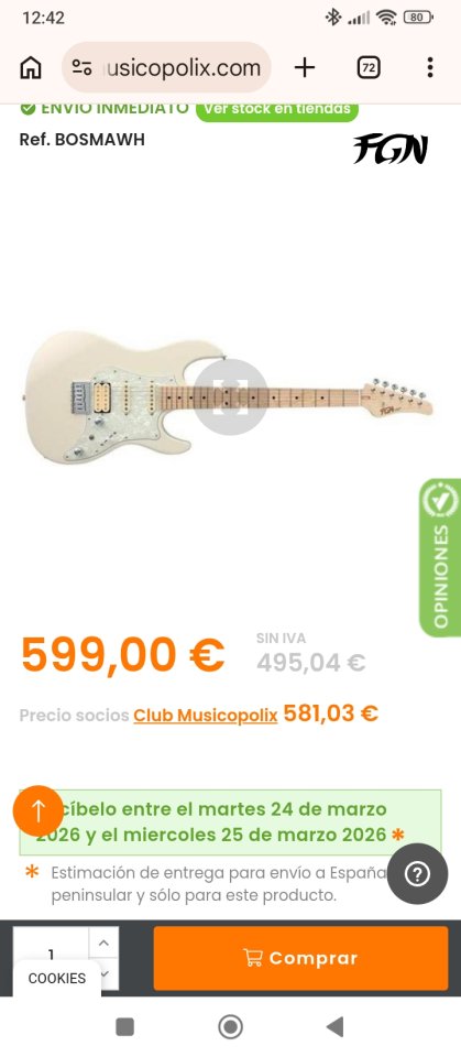 Fujigen fgn Odyssey modificada