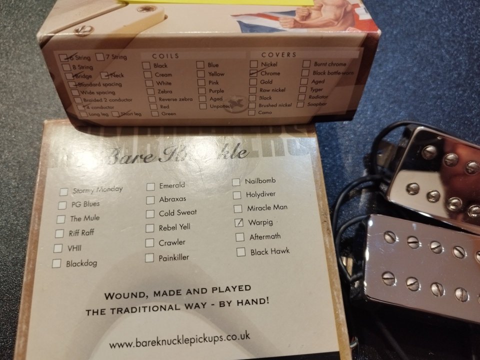 Bare Knuckle WARPIG set Chrome