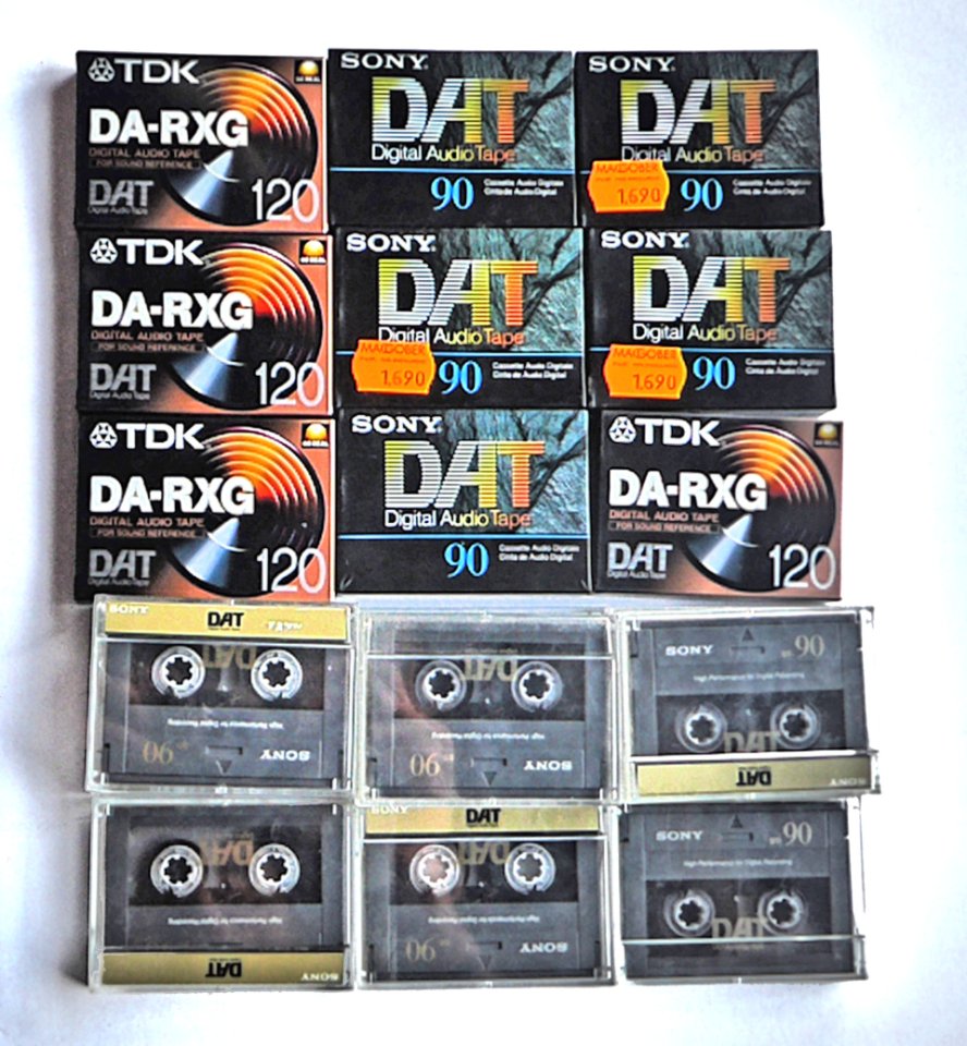 DAT CINTAS (Digital Adio Tape) de segunda mano · Castellón · 210 €