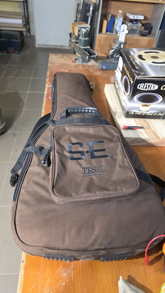 PRS SE custom 24 modificada con estuche gator y funda prs