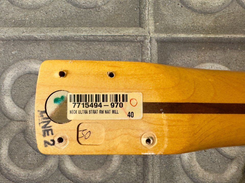 Mástil Fender Stratocaster Ultra