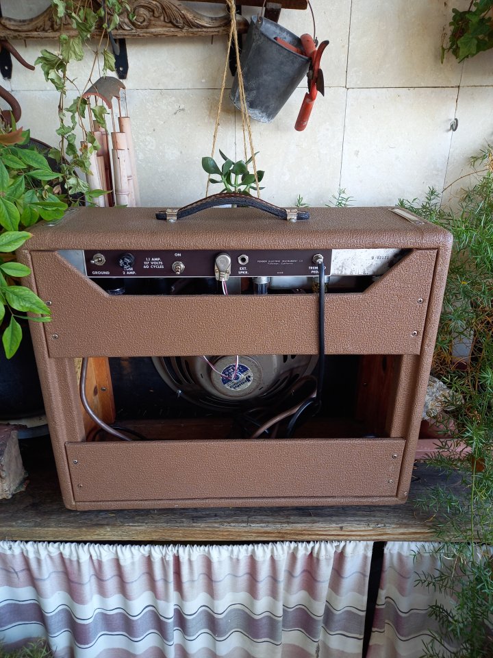 Fender Brownface Deluxe 6G3 de 1962! de segunda mano · Foto 3 de 10 · Madrid · 4500 €