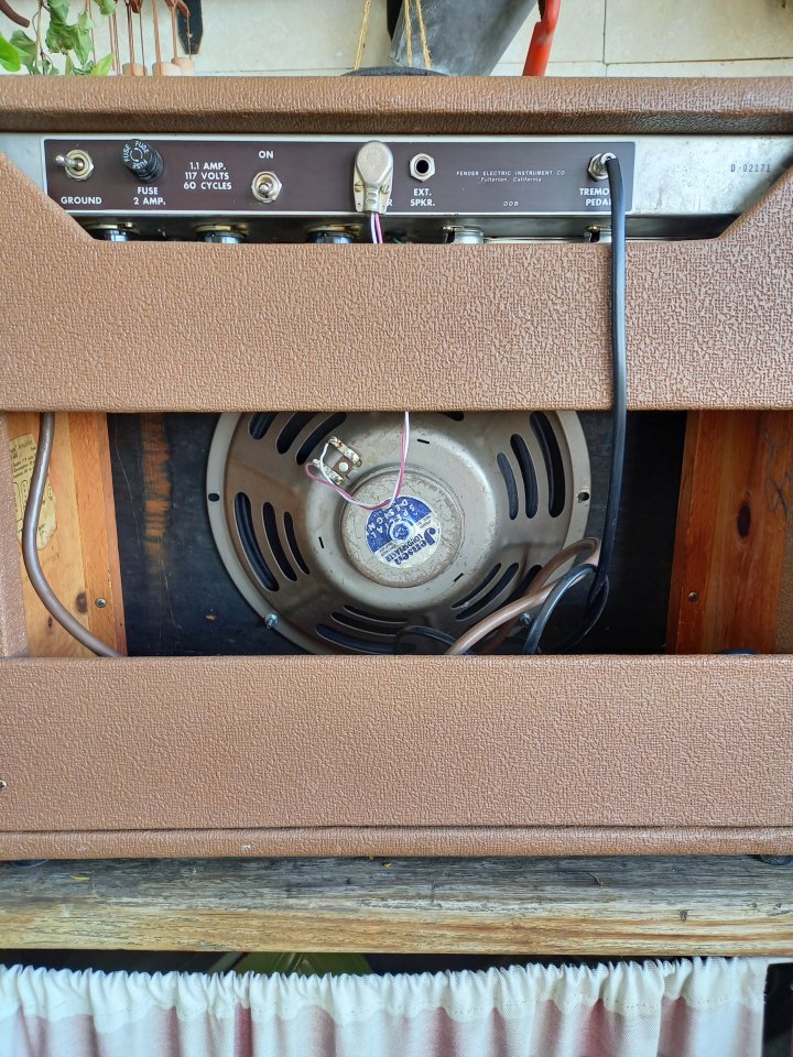 Fender Brownface Deluxe 6G3 de 1962! de segunda mano · Foto 4 de 10 · Madrid · 4500 €