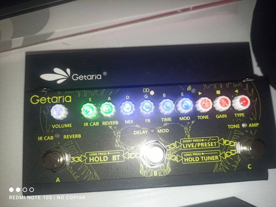 Pedal de efectos,Getaria Cube baby