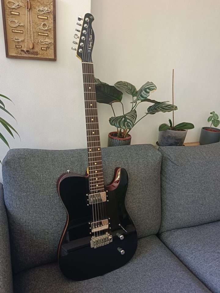 Harley Benton Fusion T mejorada tipo Fender Telecaster Deluxe de segunda mano · Foto 1 de 4 · Madrid · 375 €