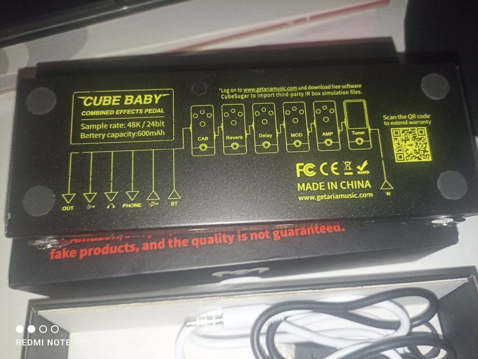 Pedal de efectos,Getaria Cube baby