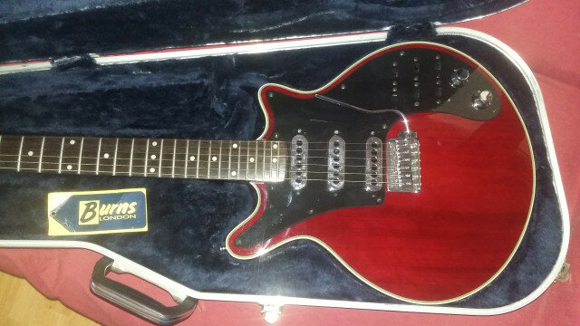 Burns Brian May Red Special Como Nueva